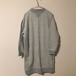 ダブルクローゼット(w closet)のダブルクローゼット ハイネックスウェットワンピース(ひざ丈ワンピース)