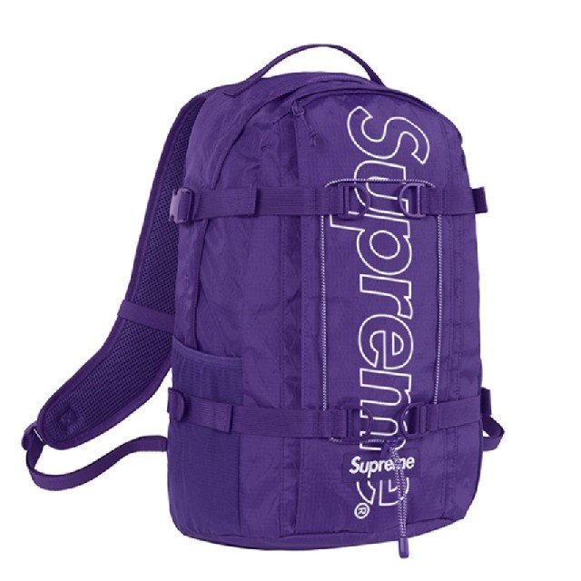 Supreme(シュプリーム)の送料無料 18FW Supreme Backpack パープル メンズのバッグ(バッグパック/リュック)の商品写真