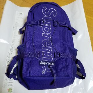 シュプリーム(Supreme)の送料無料 18FW Supreme Backpack パープル(バッグパック/リュック)