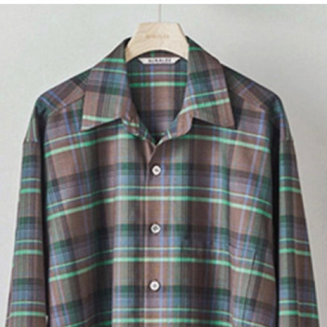 AURALEE SUPER LIGHT WOOL CHECK SHIRTS メンズのトップス(シャツ)の商品写真