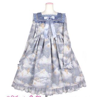 アンジェリックプリティー(Angelic Pretty)のKHRONOS UTOPIA special set グレー(ひざ丈ワンピース)