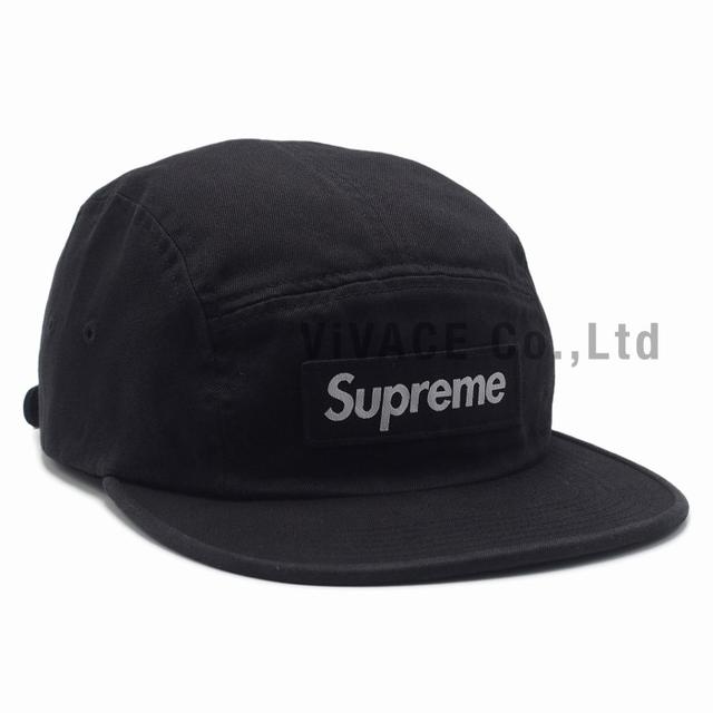 Supreme Washed Chino Twill Camp Cap 黒 - キャップ