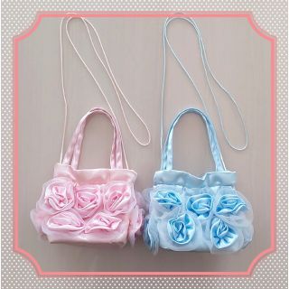 マザウェイズ(motherways)の☆しー様専用☆マザウェイズ☆子供用2wayバッグ☆ピンク&ブルー２点セット☆  (ポシェット)