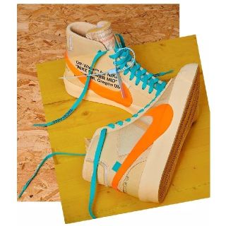 ナイキ(NIKE)の28.5cm 正規品 NIKE OFF WHITE BLAZER ORANGE (スニーカー)