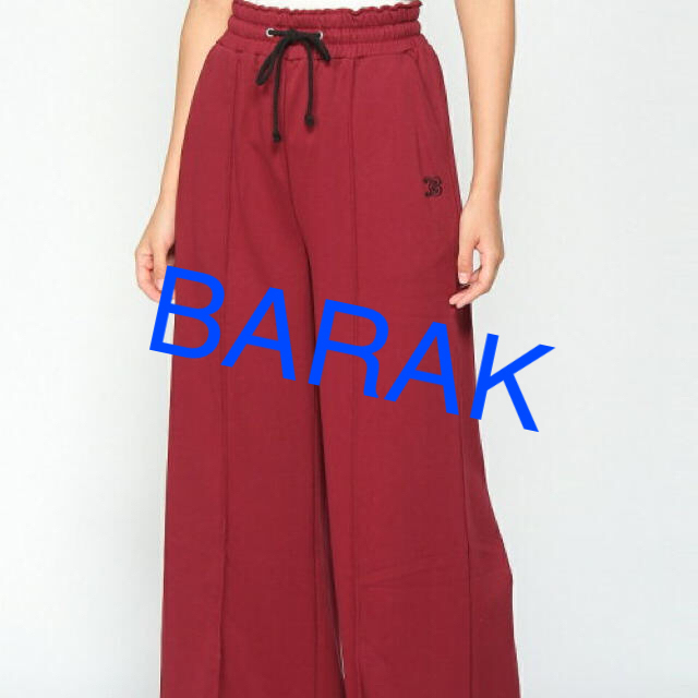 Barak(バラク)の(801)BARAK スエットワイドパンツ レディースのパンツ(カジュアルパンツ)の商品写真