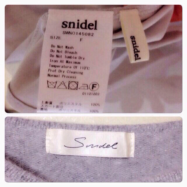 SNIDEL(スナイデル)の♡ninaさま専用♡ レディースのワンピース(ミニワンピース)の商品写真