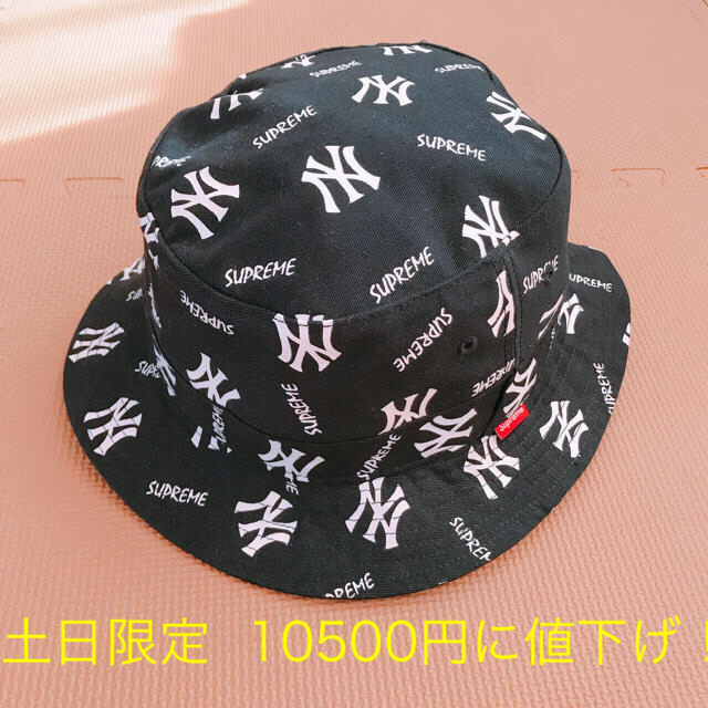 Supreme ニューヨークヤンキース コラボ バケットハット ハット 帽子 Supreme ニューヨークヤンキース コラボ バケットハット ハット 帽子