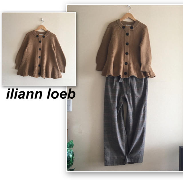 iliann loeb(イリアンローヴ)のポコ様専用❣️イリアンローブ✨ブラウンベージュのカーディガン レディースのトップス(カーディガン)の商品写真