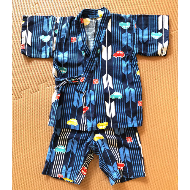 こども 甚平 男の子 キッズ/ベビー/マタニティのキッズ服男の子用(90cm~)(甚平/浴衣)の商品写真