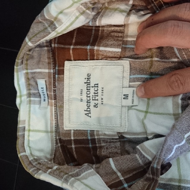 Abercrombie&Fitch(アバクロンビーアンドフィッチ)のアバクロンビー&フィッチ　ネルシャツ メンズのトップス(シャツ)の商品写真