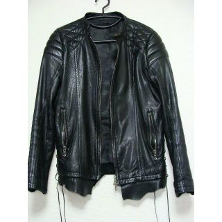 Roen - Roenロエンディアスキンレザー鹿皮革シングルライダース Roen - Roenロエンディアスキンレザー鹿皮革シングルライダース