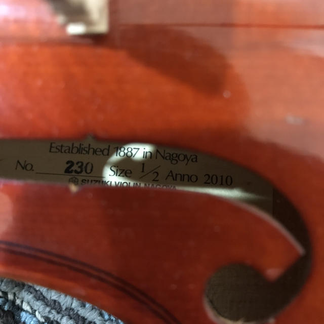 子供用 スズキバイオリン NO.230 1/2 楽器の弦楽器(ヴァイオリン)の商品写真
