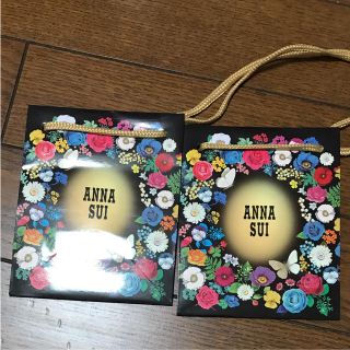 アナスイ(ANNA SUI)のアナスイ ショッピング袋2枚 小(ショップ袋)