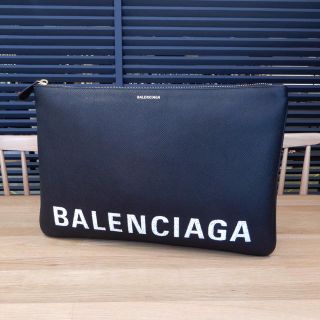 バレンシアガ(Balenciaga)のパシカニ様の バレンシアガ クラッチ バッグ ブラック ラージ 黒 セカンド (クラッチバッグ)