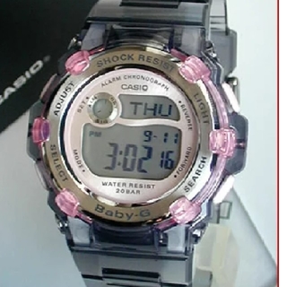 ベビージー(Baby-G)のBaby-G ベビーＧ レディース 腕時計 BG-3000-8 グレースケルトン(腕時計)