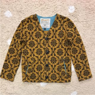 グルービーカラーズ(Groovy Colors)の美品 グルービーカラーズ コットン カーディガン 120(カーディガン)