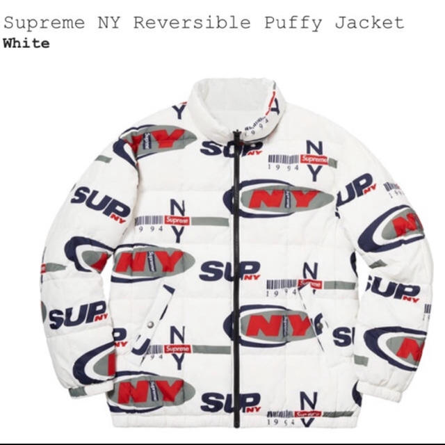 最短発送受付中 Lサイズ supreme NY Reversible Puffy Jacket