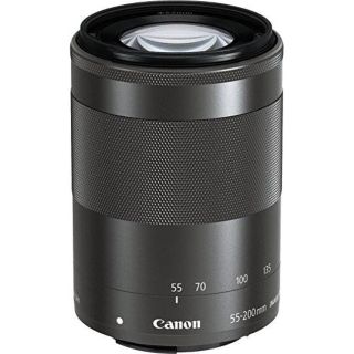 キヤノン(Canon)の新品 Canon EF-M55-200mm F4.5-6.3 IS STM 黒(レンズ(ズーム))