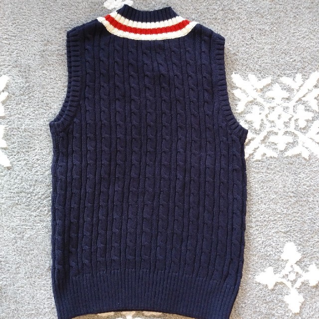 Branshes(ブランシェス)の美品ブランシェス150♪ニットベスト検)RALPH LAUREN キッズ/ベビー/マタニティのキッズ服男の子用(90cm~)(ニット)の商品写真