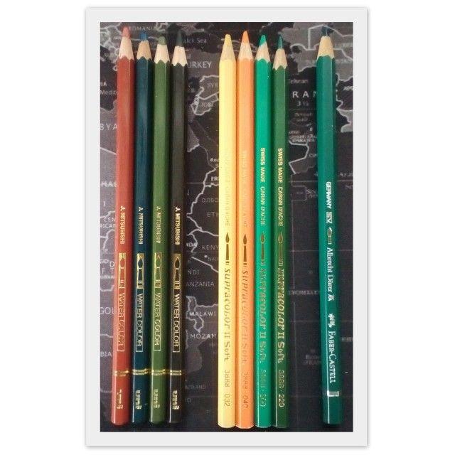 CARAN d'ACHE(カランダッシュ)のKarat aquarell/GIOTTO/CARAN d'ACHE 他 エンタメ/ホビーのアート用品(色鉛筆)の商品写真