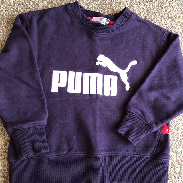 PUMA(プーマ)のＲika様専用★PUMA トレーナー☆サイズ１００ キッズ/ベビー/マタニティのキッズ服男の子用(90cm~)(Tシャツ/カットソー)の商品写真