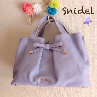 スナイデル(SNIDEL)のSnidel＊リボンショルダーバッグ(ショルダーバッグ)