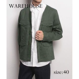 ウエアハウス(WAREHOUSE)の【新品】URBAN RESEARCH WAREHOUSE ノーカラーM-65(ミリタリージャケット)