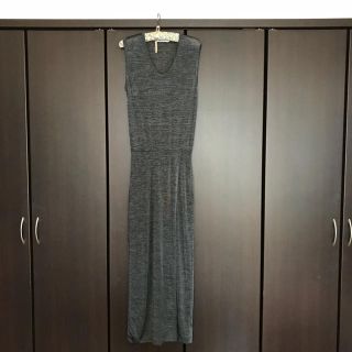 アレキサンダーワン(Alexander Wang)の交渉中♪最終値下げ♪ Alexander Wang マキシワンピース 光沢グレー(ロングワンピース/マキシワンピース)