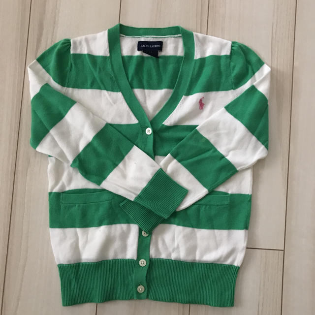 Ralph Lauren(ラルフローレン)のラルフローレン キッズ カーディガン6X キッズ/ベビー/マタニティのキッズ服女の子用(90cm~)(カーディガン)の商品写真