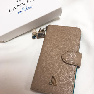 ランバンオンブルー(LANVIN en Bleu)のkurara様専用【LANVIN】ランバン iPhone7ケース チャーム付(iPhoneケース)