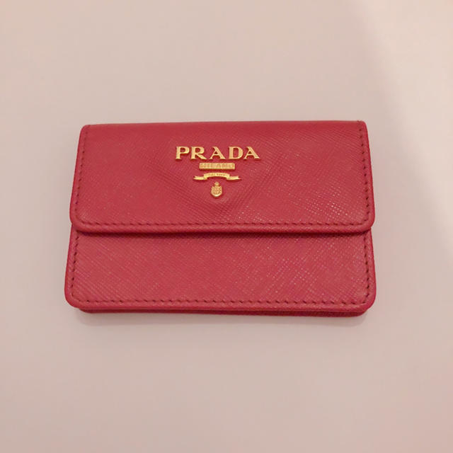 PRADA(プラダ)のPRADA サフィアーノ カードケース レディースのファッション小物(名刺入れ/定期入れ)の商品写真