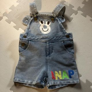 アナップキッズ(ANAP Kids)の処分予定、お早めに クマさん オーバーオール サロペット(パンツ/スパッツ)