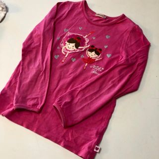 ミキハウス(mikihouse)のミキハウス☆バレリーナ リーナちゃん 長袖ロンT 130cm(Tシャツ/カットソー)