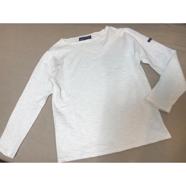 SAINT JAMES - 美品 セントジェームス ウェッソンメランジ 長袖トップス 白