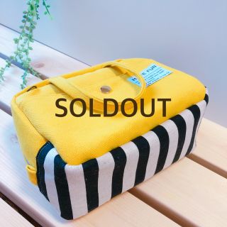 SOLDOUT‼︎8号帆布のおむつ＆おしりふきポーチバッグ【マルチバッグ】(ベビーおむつバッグ)