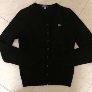 バーバリーブルーレーベル(BURBERRY BLUE LABEL)の【クリ様専用】BURBERRY BLUELABEL 黒カーディガン 38(カーディガン)