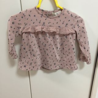 ザラキッズ(ZARA KIDS)のzarababy 落ち葉柄トップス(シャツ/カットソー)