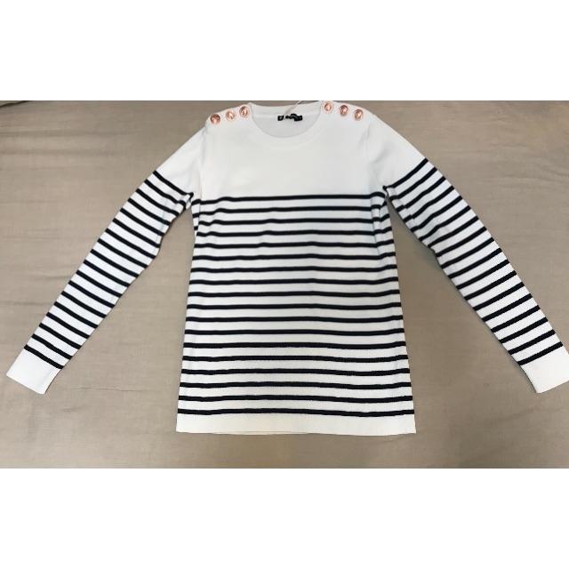 PETIT BATEAU(プチバトー)の新品未使用 プチバトー コットンニットトップス  レディースのトップス(ニット/セーター)の商品写真