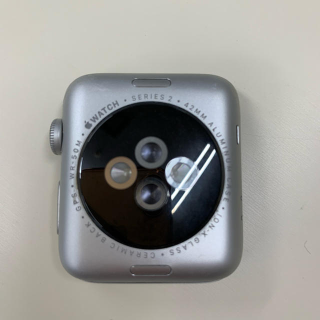 Apple Watch(アップルウォッチ)の値下Apple Watch series 2 42mm アルミ シルバー 美品 メンズの時計(腕時計(デジタル))の商品写真