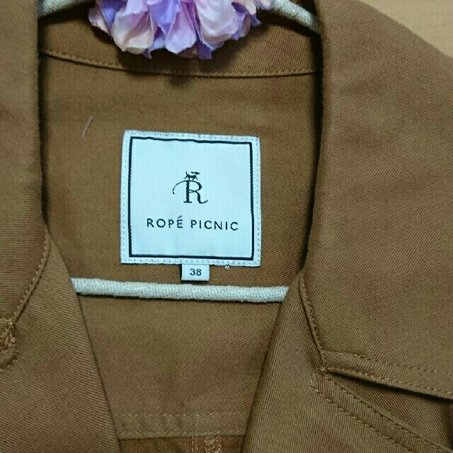 Rope' Picnic(ロペピクニック)のほぼ新品☆コットン素材ライダースJK レディースのジャケット/アウター(ライダースジャケット)の商品写真