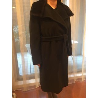 マックスマーラ(Max Mara)のマックスマーラ ミンクのファー付き コート(ロングコート)