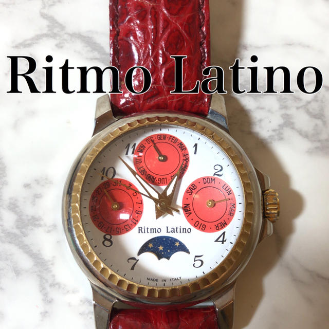 Ritmo Latino - 【Ritmo Latino】トリカレムーンフェイズ クォーツ時計 WH-1563の通販 by 在庫処分セール
