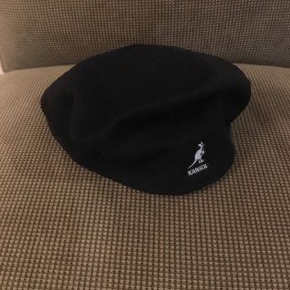 カンゴール(KANGOL)の最終値下げ　kangol ハンチング　ブラック(ハンチング/ベレー帽)