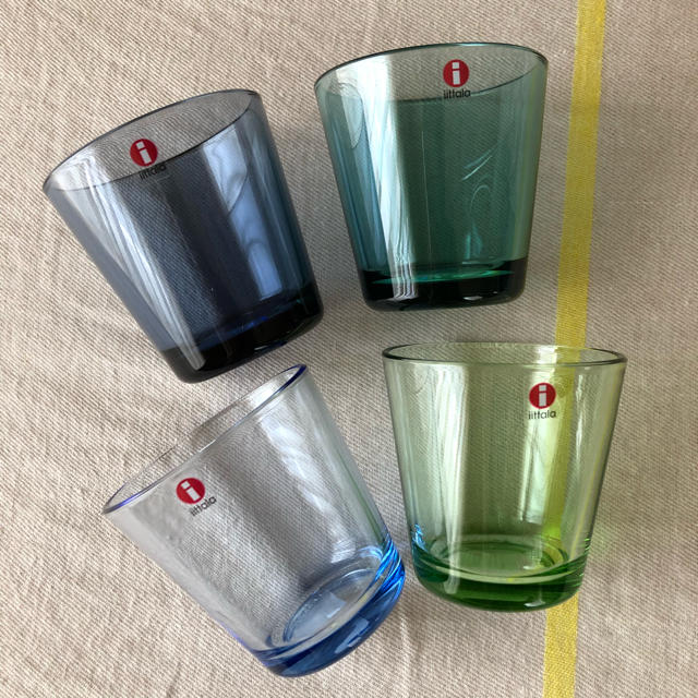 iittala(イッタラ)のイッタラ カルティオ レイン アクア  シーブルー アップルグリーン インテリア/住まい/日用品のキッチン/食器(グラス/カップ)の商品写真