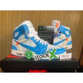 オフホワイト(OFF-WHITE)のair  jodan1 off-white Carolina(スニーカー)