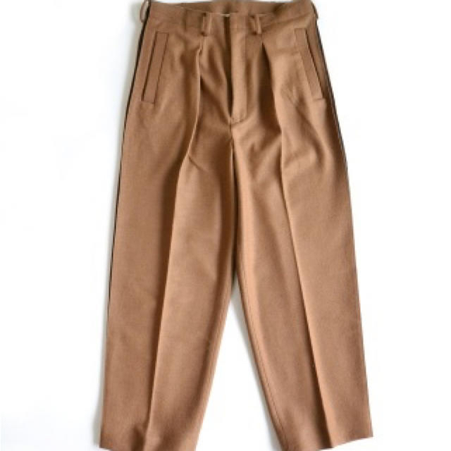 M YOKE 1 TUCK WIDE TROUSERS パンツ ブラウン