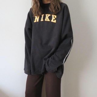 ナイキ(NIKE)の90s NIKE ライン トレーナー スウェット ロゴ刺繍 vintage(トレーナー/スウェット)