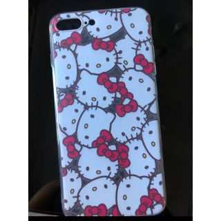 ハローキティ(ハローキティ)の iPhone8PLUS用シリコンケース(iPhoneケース)