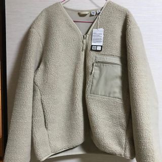 ユニクロ(UNIQLO)のユニクロ UNIQLO U フリースカーディガン M(カーディガン)