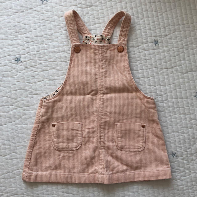 ZARA KIDS(ザラキッズ)のZara Baby コーデュロイ ジャンパースカート 86cm キッズ/ベビー/マタニティのベビー服(~85cm)(ワンピース)の商品写真